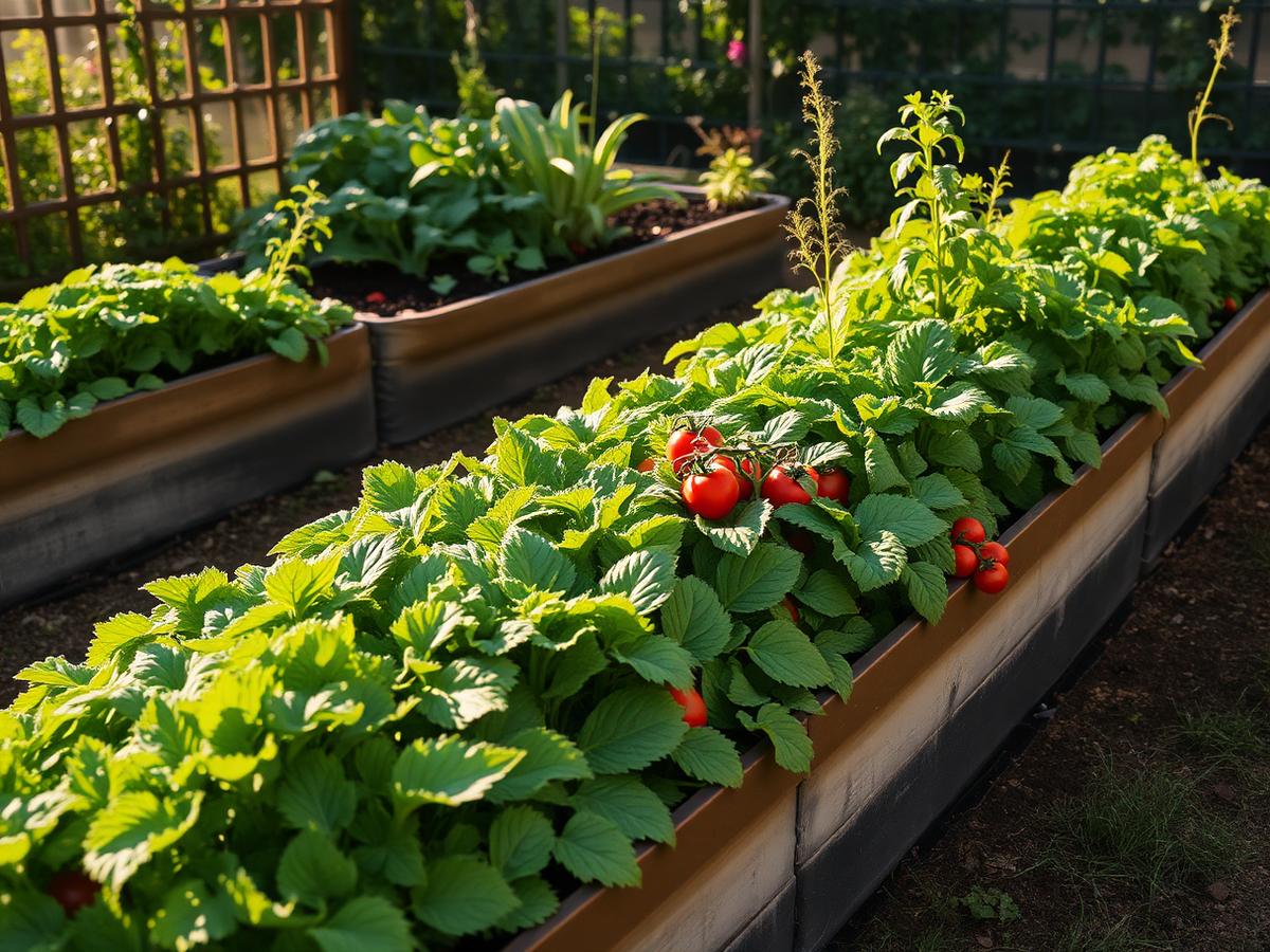 Organic kitchen garden
